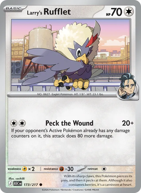 Larry's Rufflet, Ascended Heroes No. 173