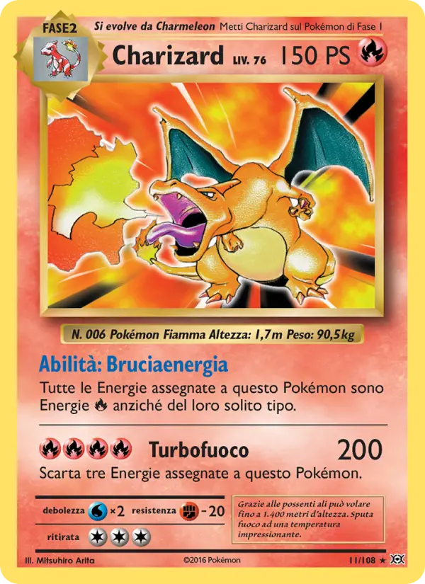 Charizard, Evoluzioni No. 11
