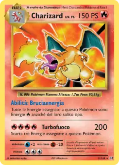 Charizard, Evoluzioni No. 11 Normal