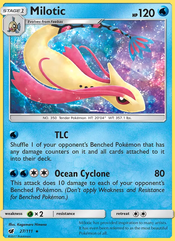 Milotic, Crimson Invasion No. 27