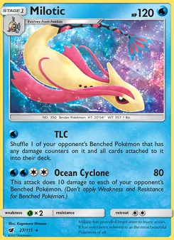 Milotic, Crimson Invasion No. 27 Normal