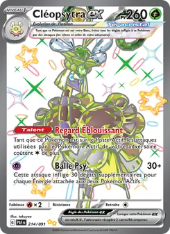 Cléopsytra-ex, Destinées de Paldea No. 214 Holo