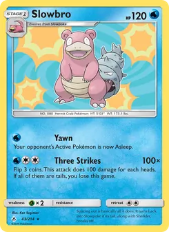 Slowbro, Unbroken Bonds No. 43 Normal