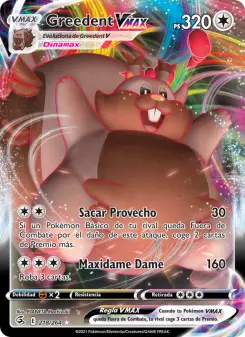 Greedent VMAX, Golpe Fusión No. 218 Holo