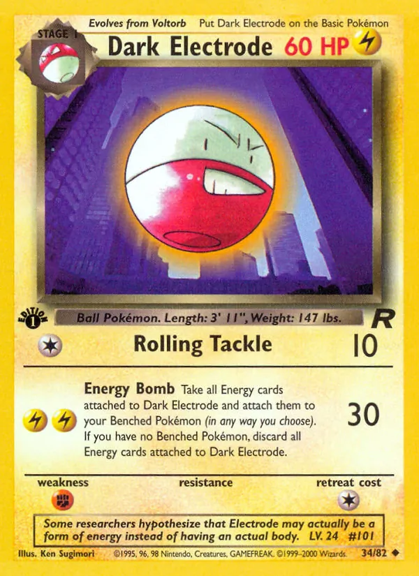 Dark Electrode, Team Rocket Nº 34