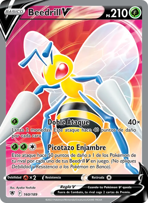Beedrill V, Resplandor Astral No. 160