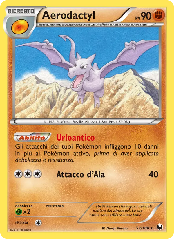 Aerodactyl, Esploratori delle Tenebre Nº 53