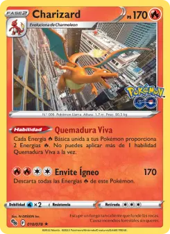 Charizard, Pokémon GO No. 010 Holo