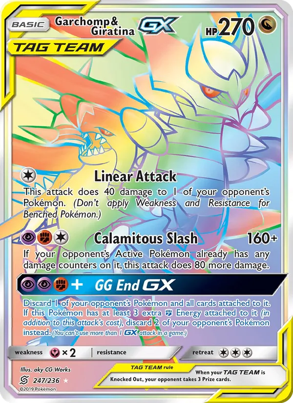 Garchomp & Giratina GX, Unified Minds Nº 247