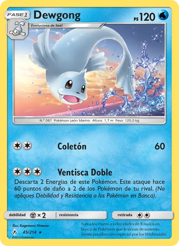 Dewgong, Vínculos Indestructibles No. 45