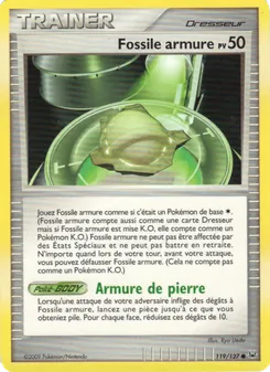 Fossile armure, Platine Nº 119 Normal