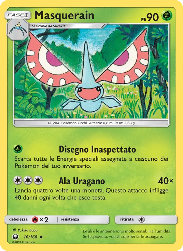 Masquerain, Tempesta Astrale Nº 16