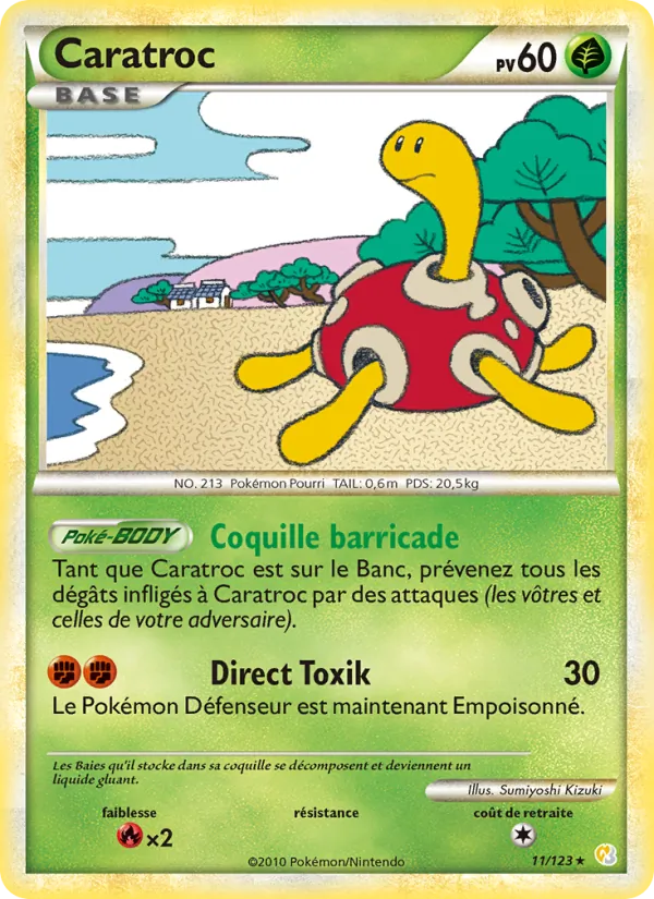 Caratroc, HeartGold SoulSilver Nº 11