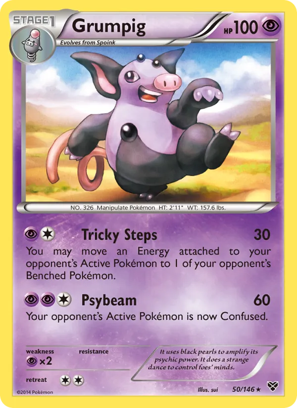 Grumpig, XY No. 50