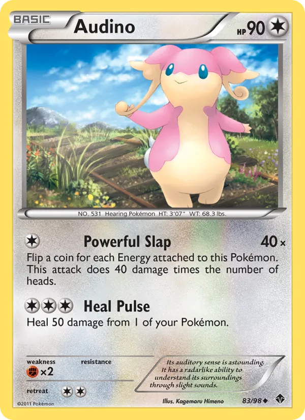 Audino, Emerging Powers Nº 83