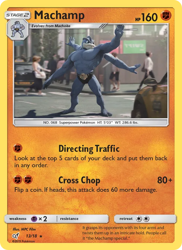 Machamp, Detective Pikachu No. 13