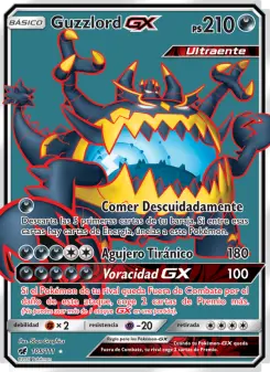 Guzzlord GX, Invasión Carmesí No. 105 Normal