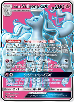 Alola Vulnona GX, Echo des Donners No. 205 Normal