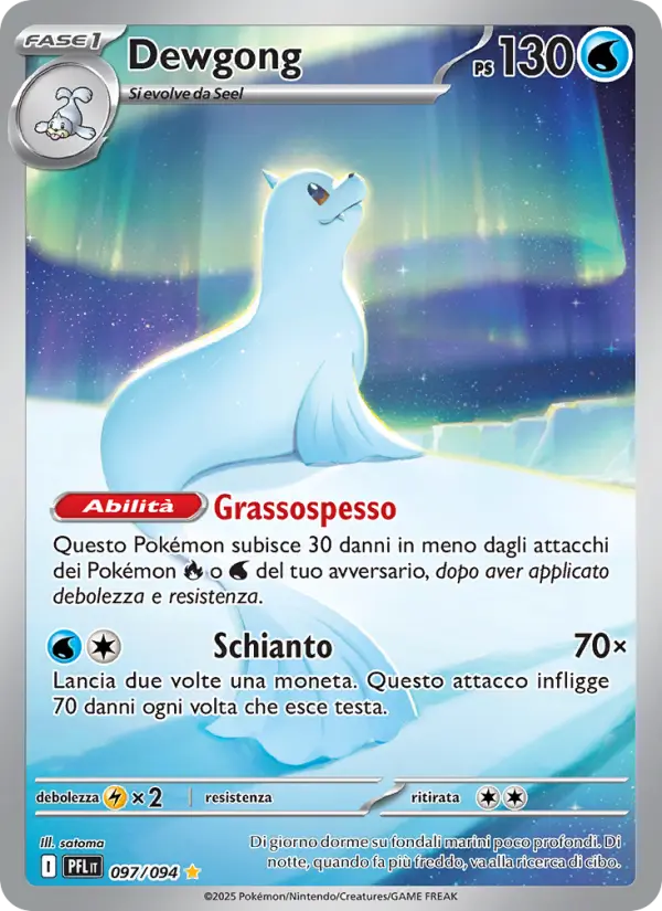 Dewgong, Flamme Spettrali Nº 097