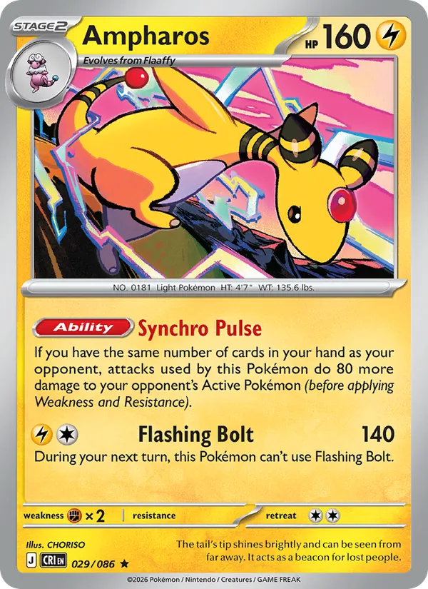 Ampharos, Chaos Rising No. 029