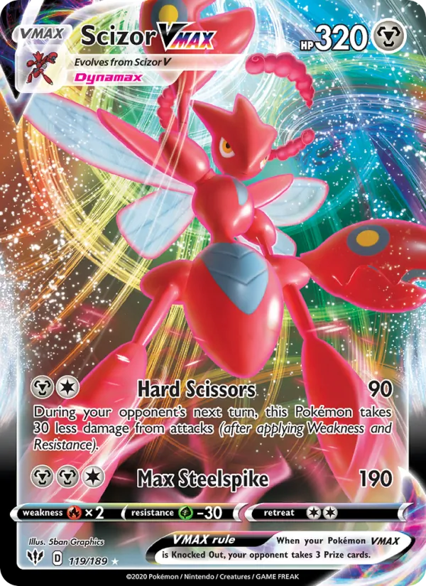 Scizor VMAX, Darkness Ablaze No. 119