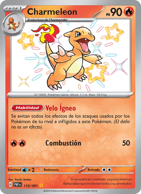 Charmeleon, Destinos de Paldea No. 110