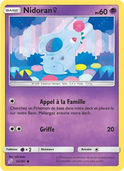 Nidoran♀, Duo de Choc No. 54 Normal