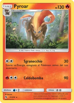 Pyroar, Tuoni Perduti No. 51 Normal