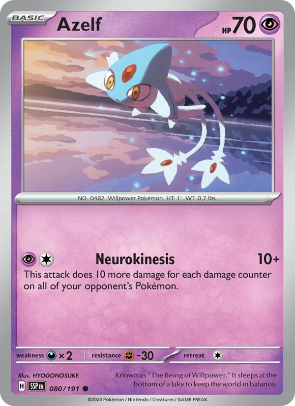 Azelf, Surging Sparks No. 080
