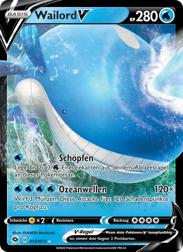 Wailord V, Weg des Champs Nº 13