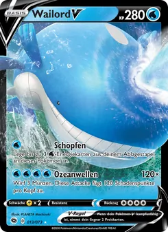 Wailord V, Weg des Champs No. 13 Holo