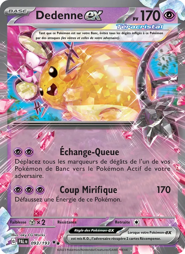 Dedenne-ex, Évolutions à Paldea Nº 093