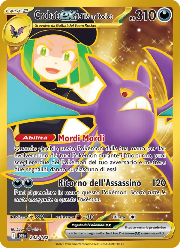 Crobat-ex del Team Rocket, Rivali Predestinati Nº 242