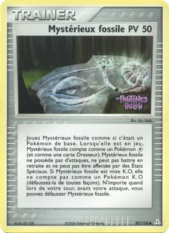 Mystérieux fossile, EX Fantômes Holon Nº 92 Normal