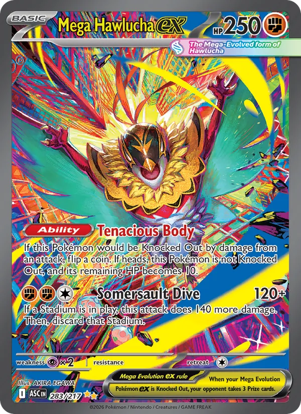 Mega Hawlucha ex, Ascended Heroes No. 283
