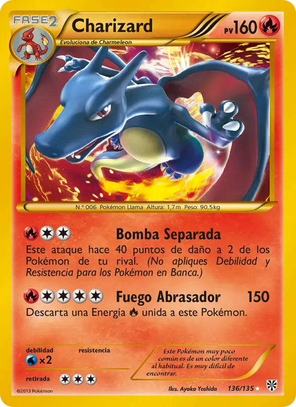 Charizard, Tormenta Plasma No. 136