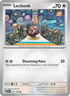 Lechonk, Obsidian Flames No. 181 Normal