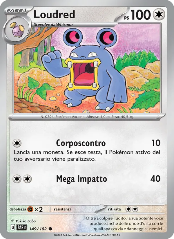 Loudred, Paradosso Temporale No. 149