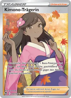 Kimono-Trägerin, Silberne Sturmwinde Nº 190 Holo