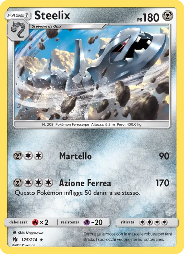 Steelix, Tuoni Perduti No. 125