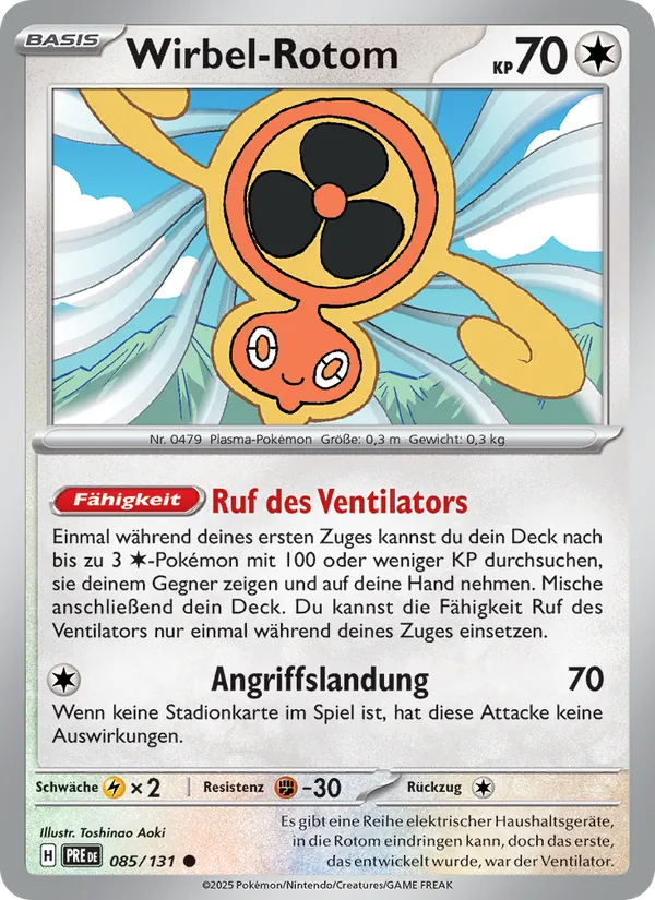 Wirbel-Rotom, Prismatische Entwicklungen No. 085