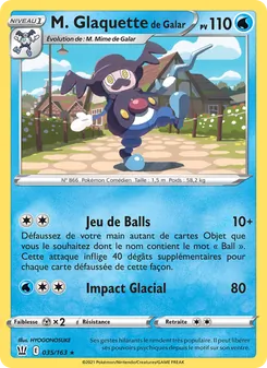 M. Glaquette de Galar, Styles de combat Nº 35 Normal