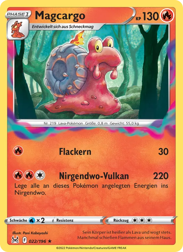 Magcargo, Verlorener Ursprung No. 022