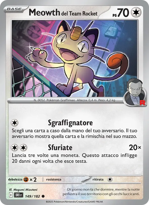 Meowth del Team Rocket, Rivali Predestinati No. 149