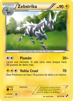 Zebstrika, Negro y Blanco Nº 42 Normal
