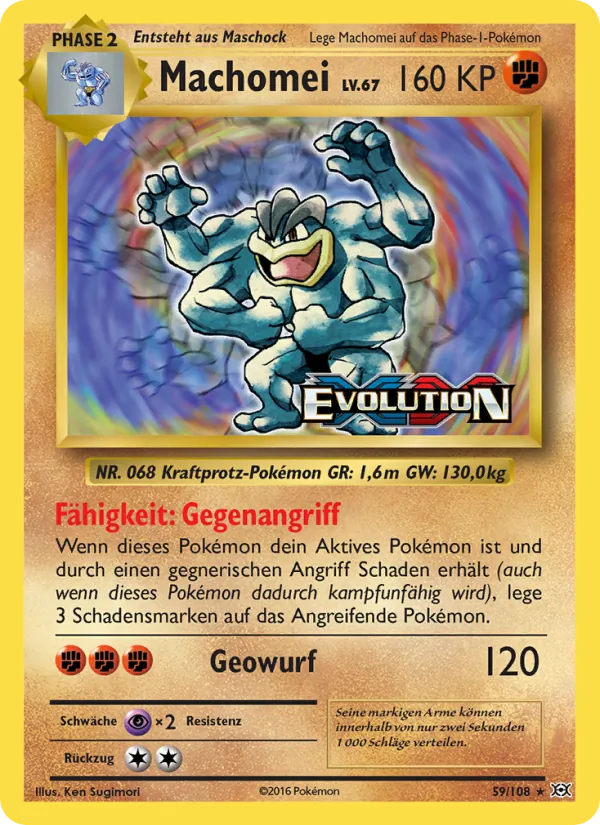 Machomei, Evolution No. 59