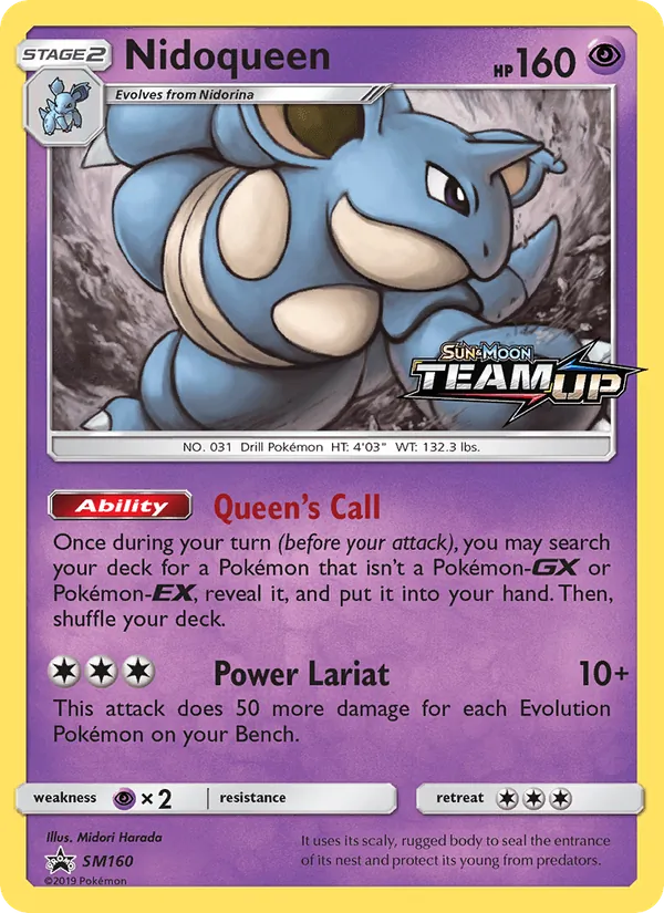 Nidoqueen, SM Black Star Promos Nº SM160