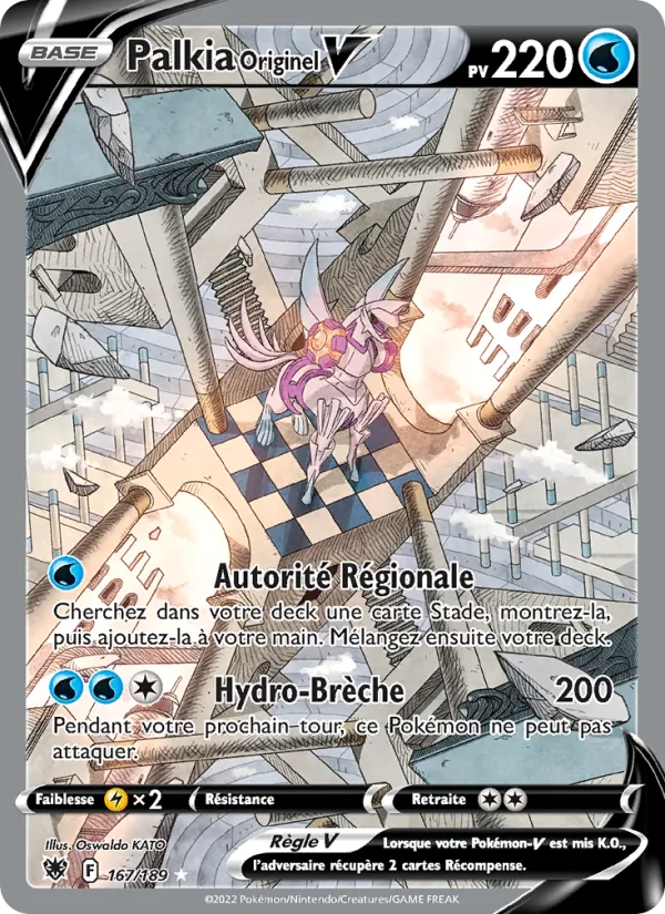 Palkia Originel V, Astres Radieux Nº 167