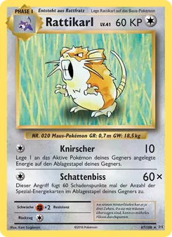Rattikarl, Evolution No. 67 Normal
