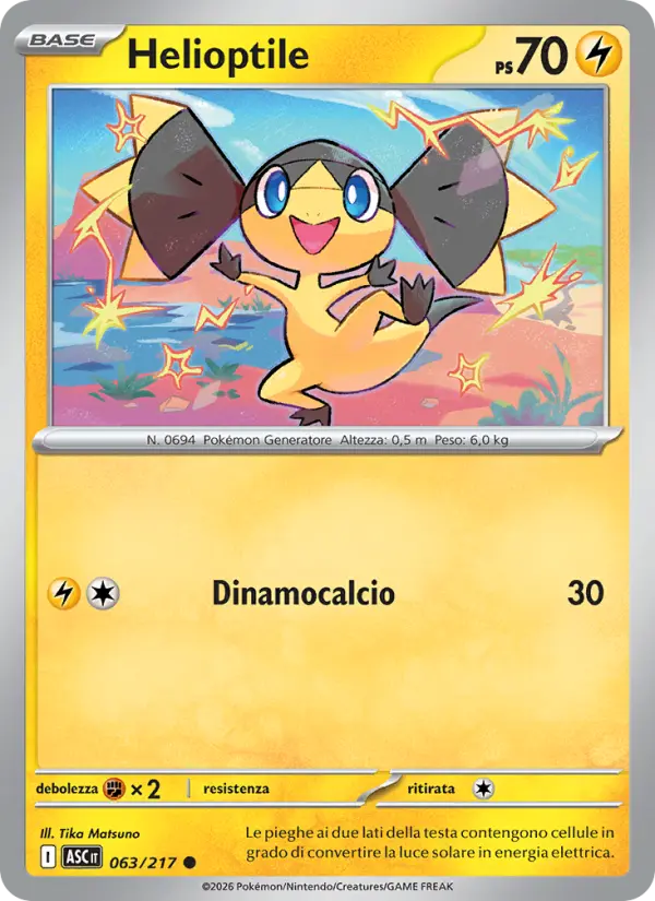 Helioptile, Ascesa Eroica No. 063